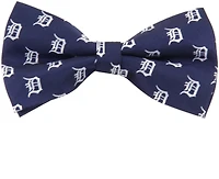Eagles Wings Detroit Tigers Woven Polyester Repeat Bow Tie
