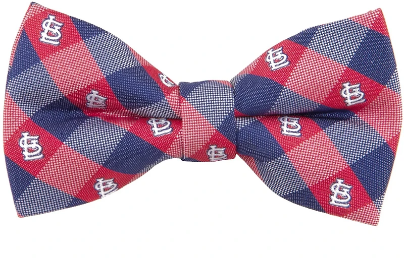 Eagles Wings St. Louis Cardinals Woven Polyester Checkered Bow Tie
