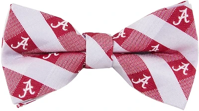 Eagle Wings Men's University of Alabama Checkered Bowtie