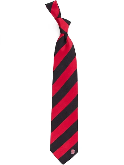 Eagles Wings North Carolina State University Regiment Woven Neck Tie