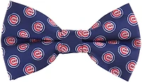 Eagles Wings Chicago Cubs Woven Polyester Repeat Bow Tie