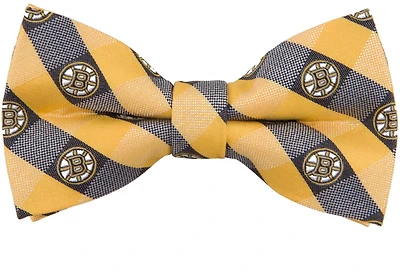 Eagles Wings Boston Bruins Woven Polyester Checkered Bow Tie