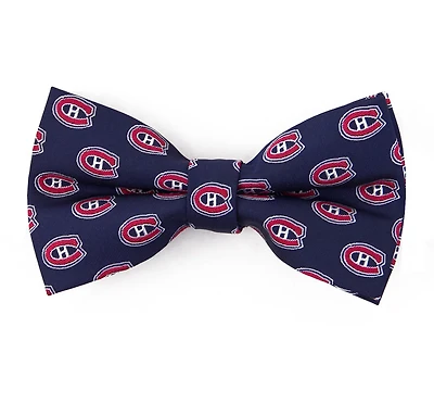 Eagles Wings Montreal Canadians Woven Polyester Repeat Bow Tie
