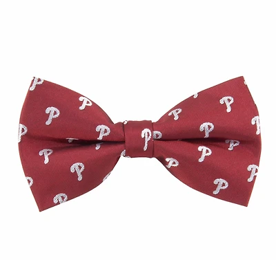Eagles Wings Philadelphia Phillies Woven Polyester Checkered Bow Tie