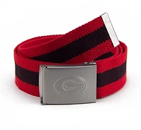 Eagles Wings University of Georgia Fabric Belt