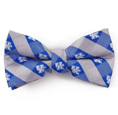 Eagles Wings University of Kentucky Woven Polyester Checkered Bow Tie
