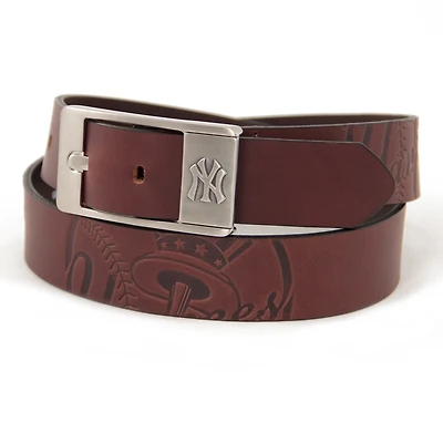 Eagles Wings New York Yankees Brandish Leather Belt