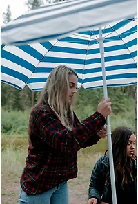 Stansport Picnic Table and Umbrella Combo