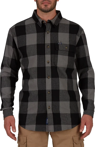 Smith's Workwear Men's Buffalo Flannel Button Down Shirt