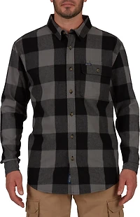 Smith's Workwear Men's Buffalo Flannel Button Down Shirt