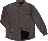 Smith's Workwear Men's Sherpa Lined Fleece Shirt Jacket