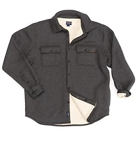 Smith's Workwear Men's Sherpa Lined Microfleece Shirt Jacket