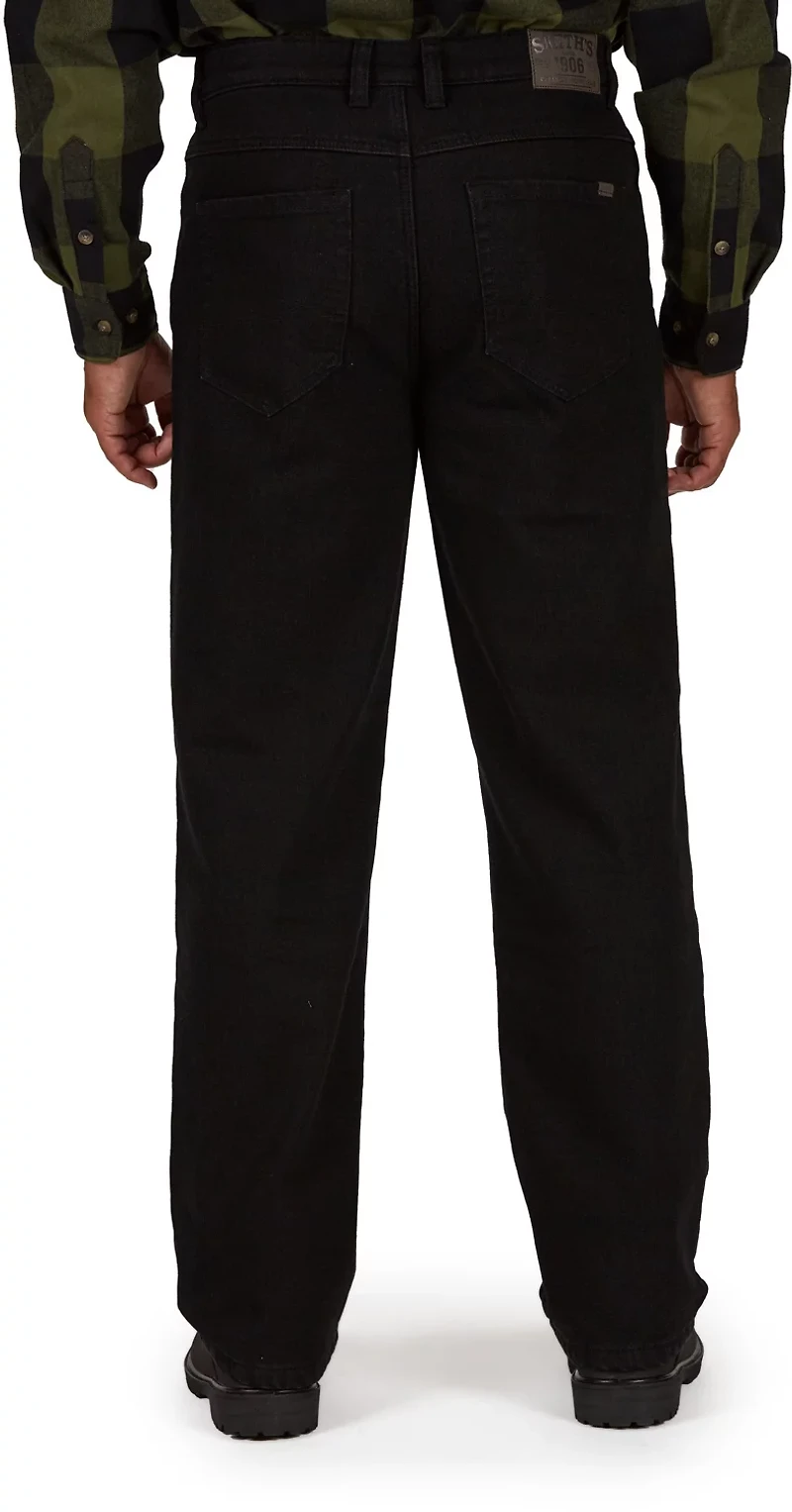 Smith's Workwear Men's Buffalo Fleece Lined 5-Pocket Jeans