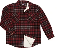 Smith's Workwear Men's Sherpa Lined Flannel Shirt Jacket