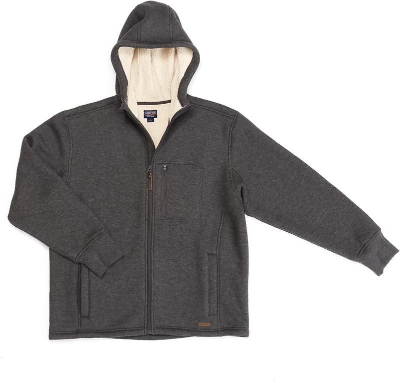 Smith's Workwear Men's Sherpa Lined Thermal Hooded Shirt Jacket