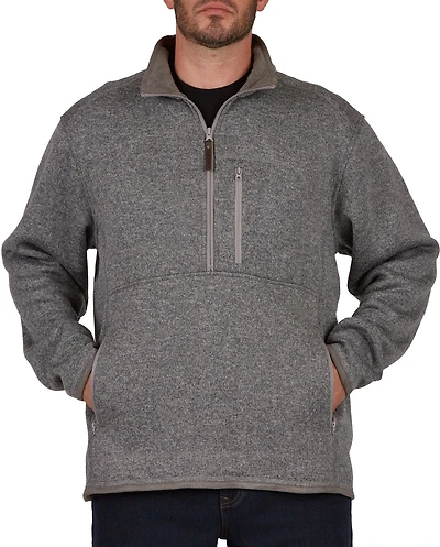 Smith's Workwear Men's Sherpa Lined Sweater Fleece Jacket