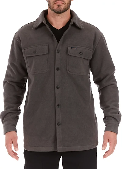 Smith's Workwear Men's Sherpa Lined Fleece Shirt Jacket