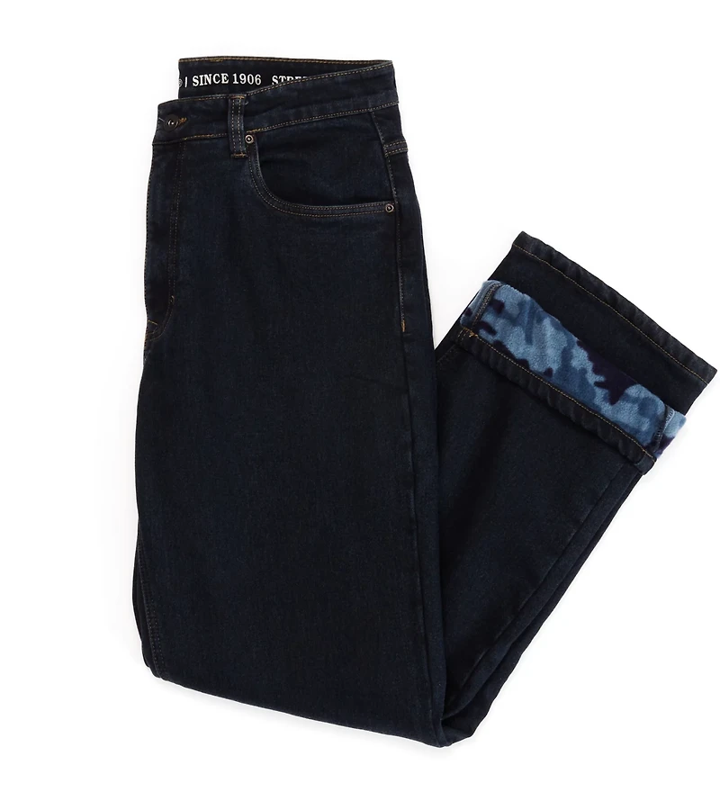 Smith's Workwear Men's Camo Fleece Lined 5-Pocket Jeans