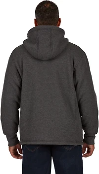 Smith's Workwear Men's Sherpa Lined Thermal Hooded Shirt Jacket