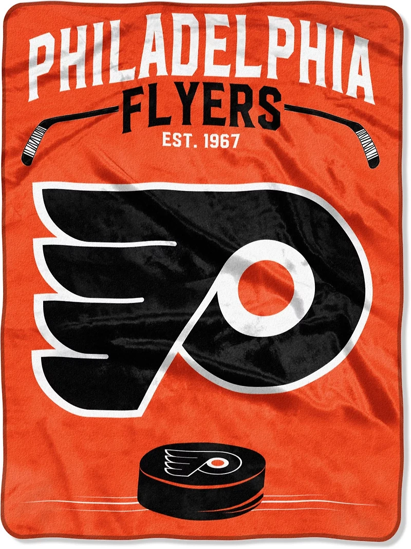 The Northwest Company Philadelphia Flyers Inspired Raschel Throw Blanket