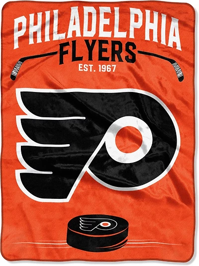 The Northwest Company Philadelphia Flyers Inspired Raschel Throw Blanket