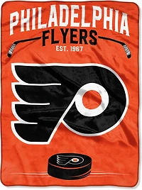 The Northwest Company Philadelphia Flyers Inspired Raschel Throw Blanket