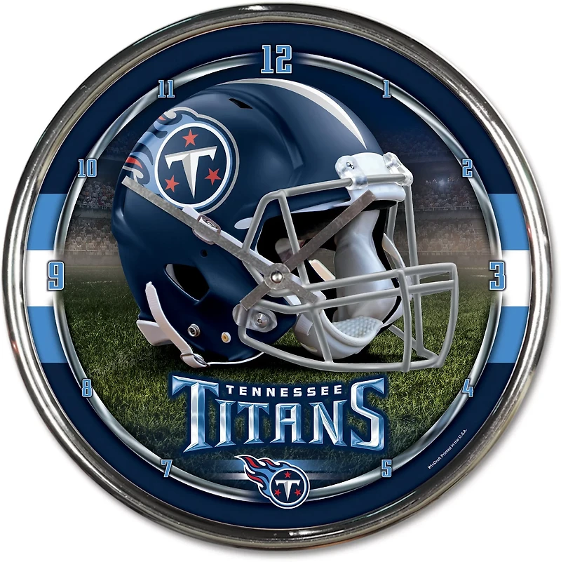 WinCraft Tennessee Titans 12 in Chrome Clock
