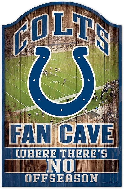 WinCraft Indianapolis Colts Wood Sign
