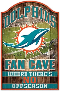 WinCraft Miami Dolphins Wood Sign