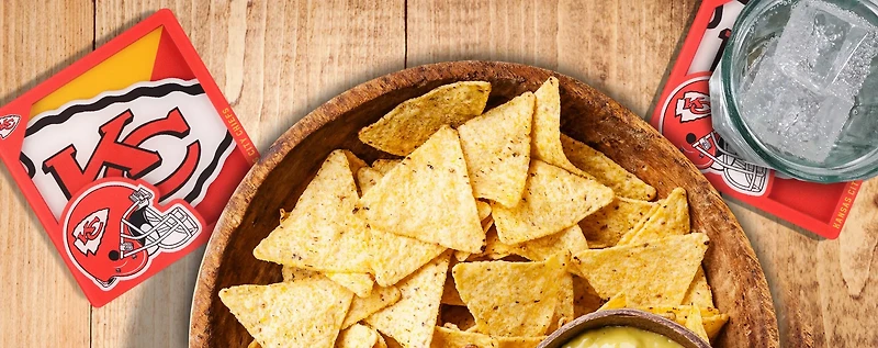 YouTheFan Kansas City Chiefs 3D Series Coasters 2-Pack