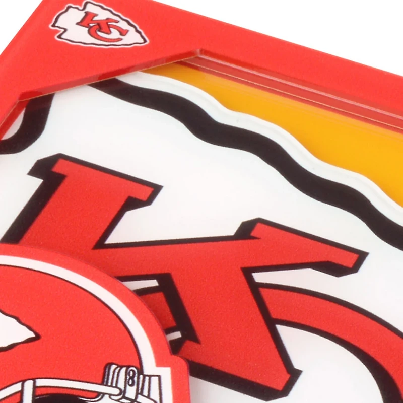 YouTheFan Kansas City Chiefs 3D Series Coasters 2-Pack