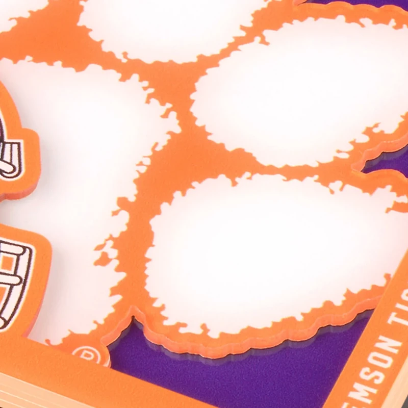 YouTheFan Clemson University 3D Series Coasters 2-Pack