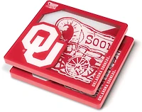 YouTheFan University of Oklahoma 3D Series Coasters 2-Pack
