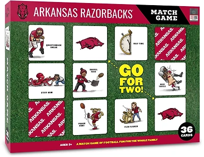 YouTheFan University of Arkansas Memory Match Game