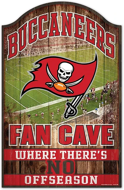 WinCraft Tampa Bay Buccaneers Wood Sign