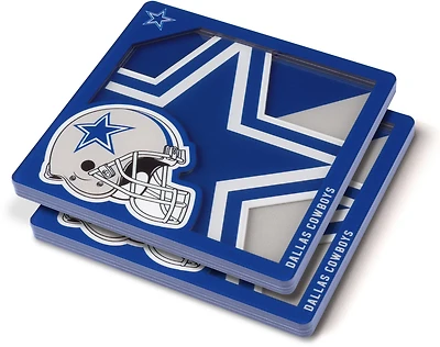 YouTheFan Dallas Cowboys 3D Series Coasters 2-Pack