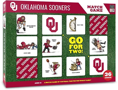 YouTheFan University of Oklahoma Memory Match Game
