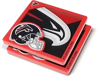 YouTheFan Atlanta Falcons 3D Series Coasters 2-Pack
