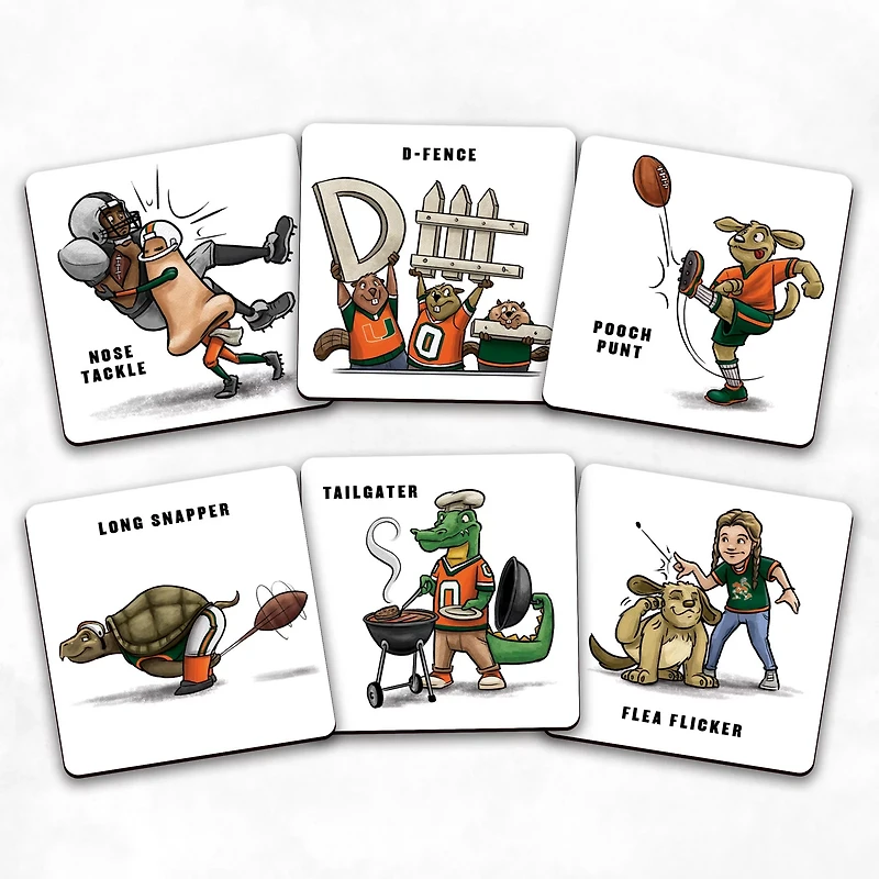 YouTheFan University of Miami Memory Match Game