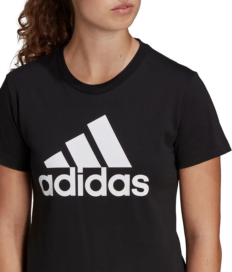adidas Women's Loungewear Ess Logo Short Sleeve T-shirt