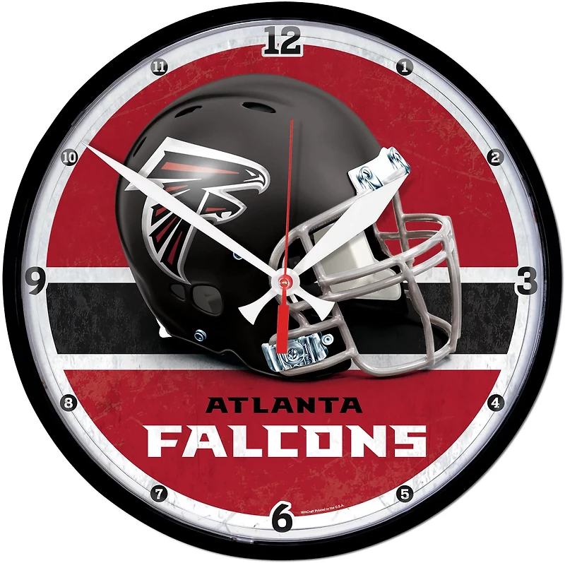 WinCraft Atlanta Falcons 12.75 in Round Wall Clock