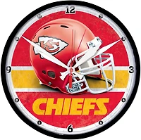 WinCraft Kansas City Chiefs 12.75 in Round Wall Clock