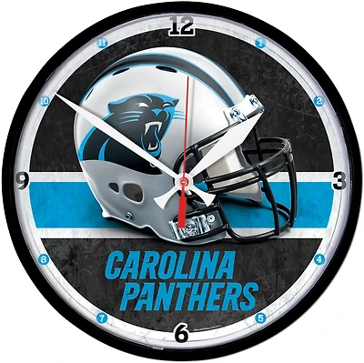 WinCraft Carolina Panthers Round Wall Clock