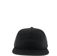 Hooey Oklahoma State University Blackout Trucker Hat