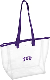 Logo Adults' Texas Christian University Stadium Clear Tote