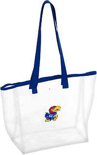 Logo Adults' University of Kansas Stadium Clear Tote