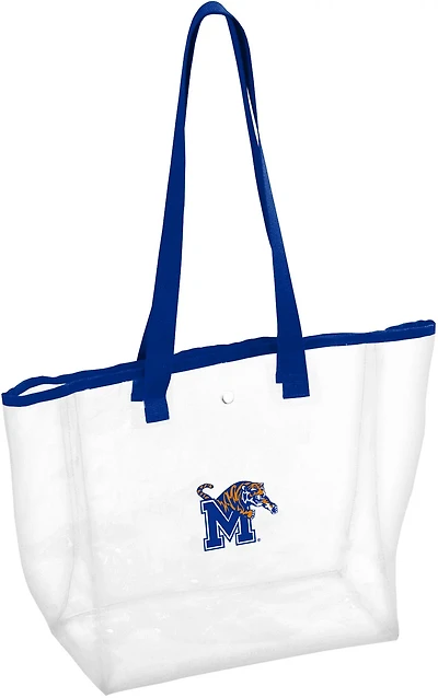 Logo Adults' University of Memphis Stadium Clear Tote