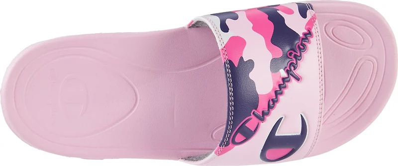 Champion Boys' Camo Mega Slide Shoes