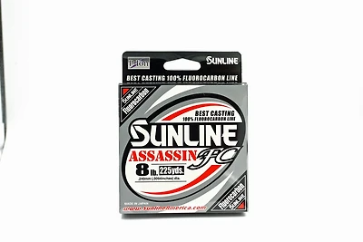 Sunline Assassin FC 8 lb - 225 yd Fluorocarbon Fishing Line