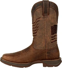 Durango Men's Rebel Distressed Embroidered Flag Western Boots